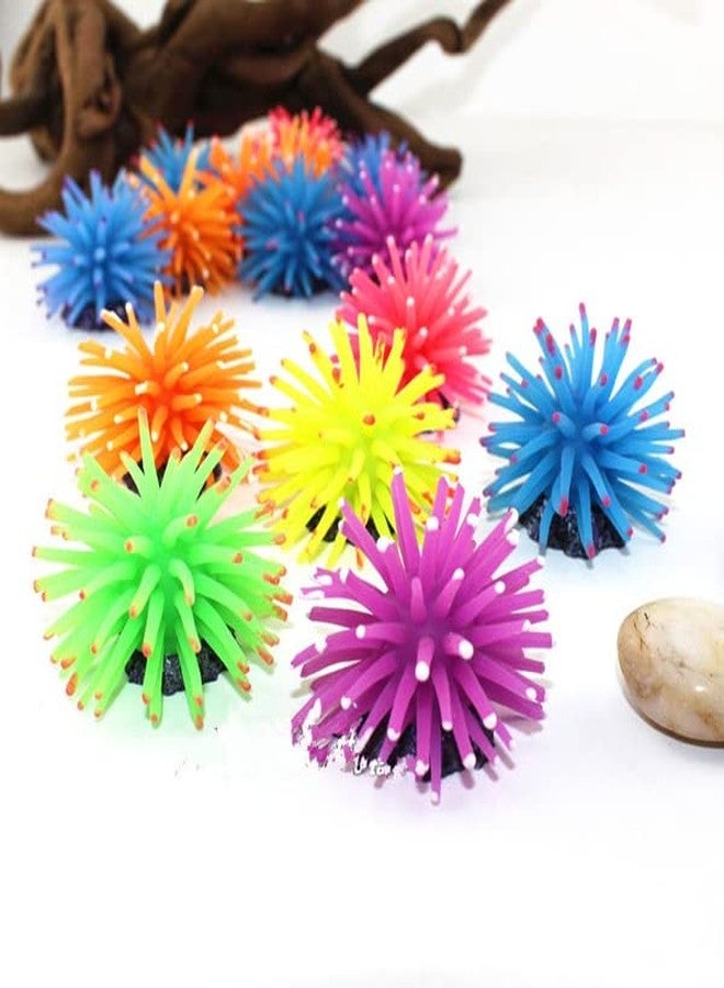 VAYINATO Petzlifeworld Aquarium Underwater Silicone Simulation Artificial Fake Anemone Ornament Fish Tank Decoration Plant (1pcs, Random Color) - Image 1